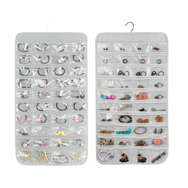 Double-Sided Hanging Jewellery Organiser