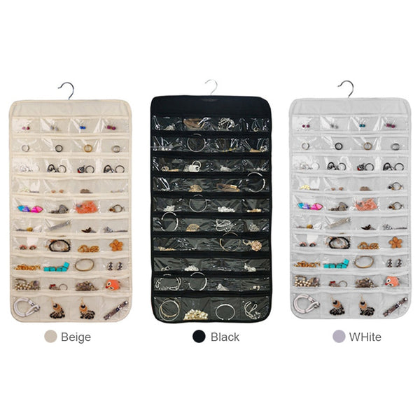 Double-Sided Hanging Jewellery Organiser