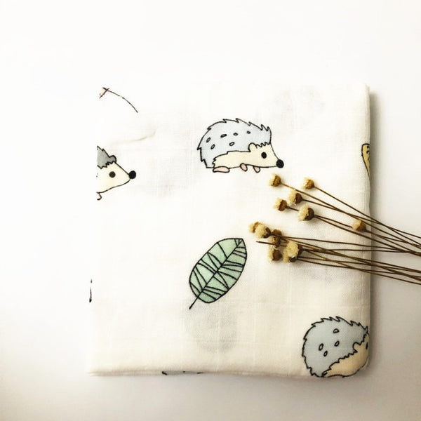 Muslin Bamboo Cotton Baby Blanket - Little Home Hacks