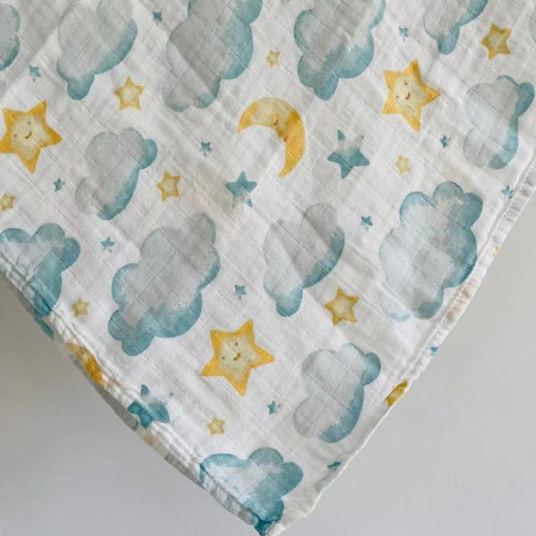 Muslin Bamboo Cotton Baby Blanket - Little Home Hacks