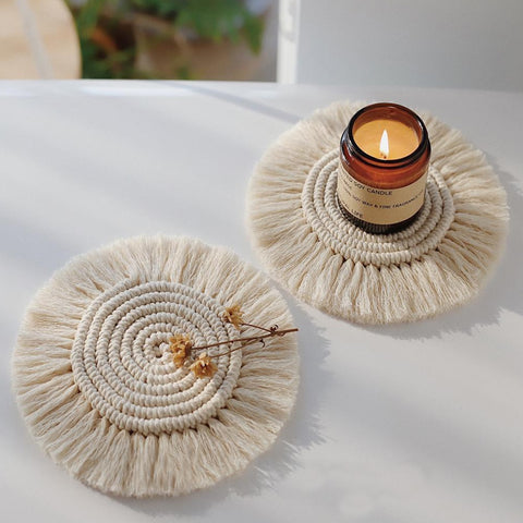 Creative Cotton Braid Coaster